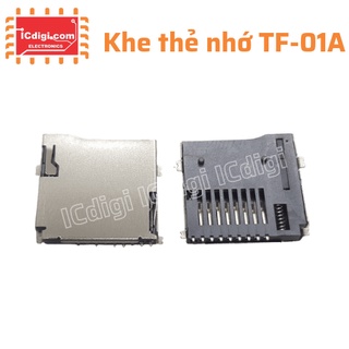 Khe cắm thẻ nhớ TF MicroSD 9P nhấn nhả tháo thẻ
