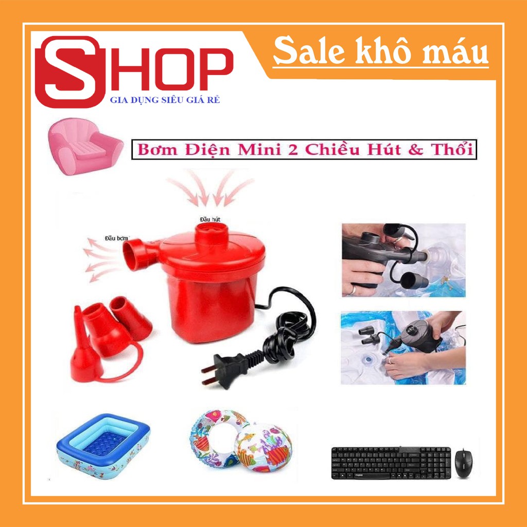 Bơm Điện 2 Chiều Bơm Và Hút Chân Không Cao Cấp