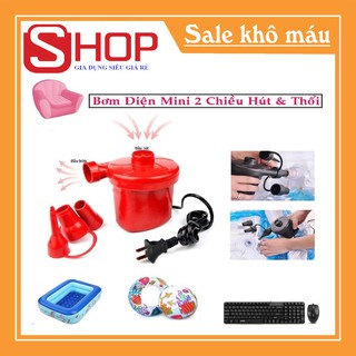 BƠM ĐIỆN 2 CHIỀU (BƠM VÀ HÚT CHÂN KHÔNG) (SIÊU GIÁ RẺ .VN)