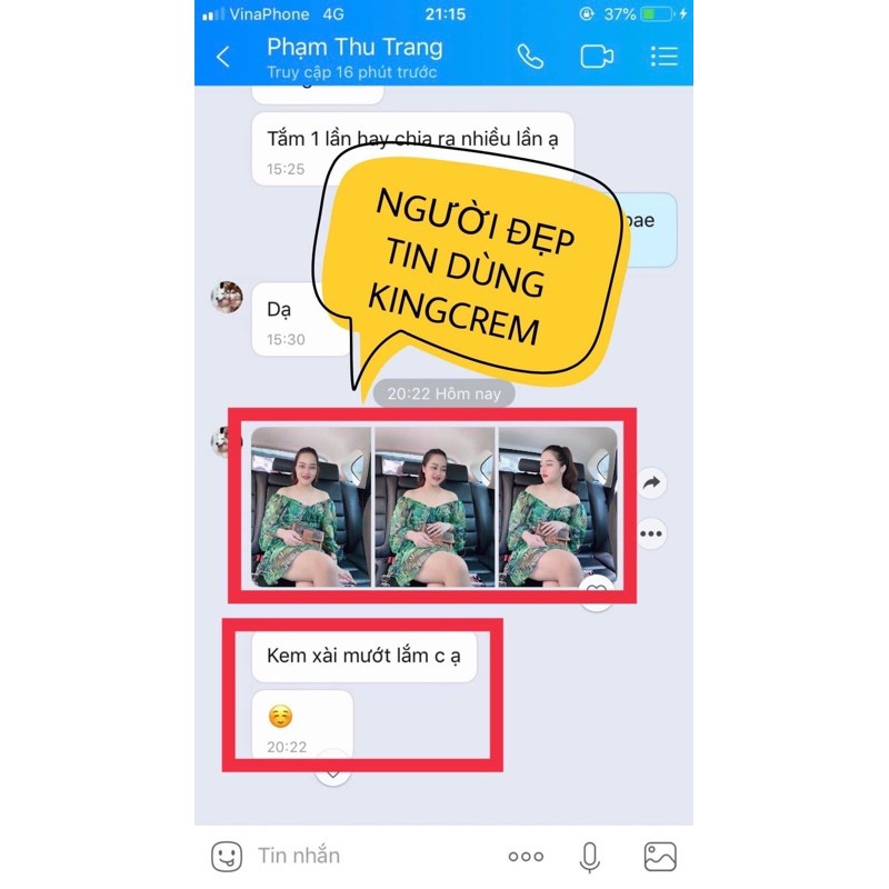 KEM BODY KING CREAM Size lớn 240gram