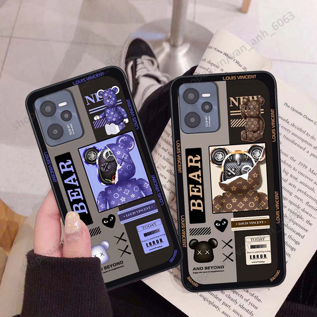 Ốp lưng Realme C35 hình kaws, bear brick, venom thời trang siêu ngầu