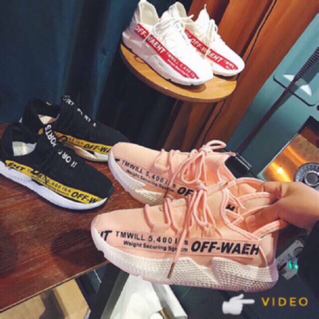 GIÀY BÁNH MÌ THỂ THAO CÓ CHỮ KÈM HỘP 1801 | BigBuy360 - bigbuy360.vn