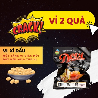 Trứng gà ăn liền Devi vị xì dầu vỉ 2 quả