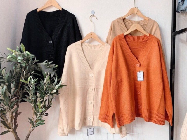 Áo cadigan trơn c1a3