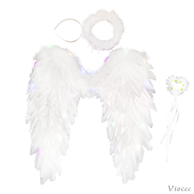 Đôi cánh thiên thần dễ thương để hóa trang tiệc Halloween dành cho trẻ em và người lớn