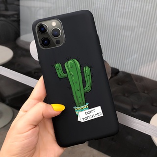 Ốp Điện Thoại Silicon TPU Mềm Đen Hình Thời Trang Cá Tính Cho iPhone 12 Pro Max iPhone12 12Pro