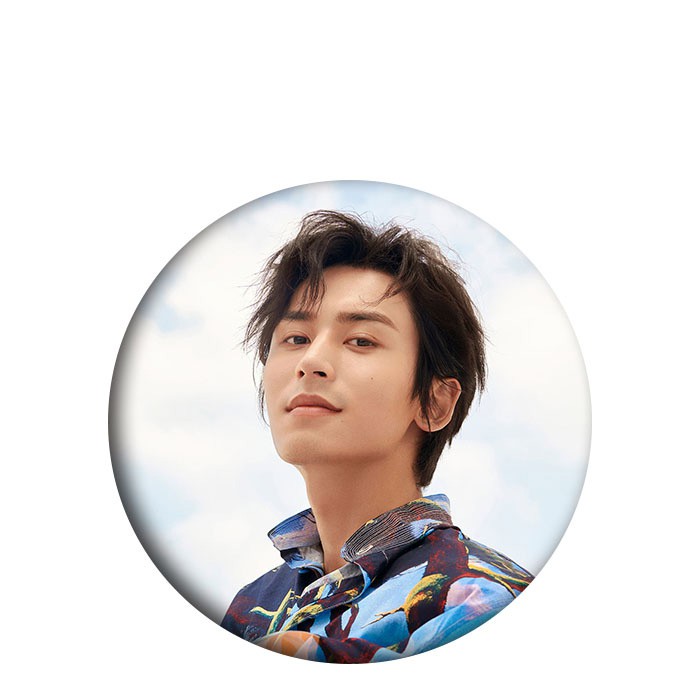 Huy hiệu cài áo IN HÌNH Trương Triết Hạn dễ thương xinh xắn idol thần tượng cpop