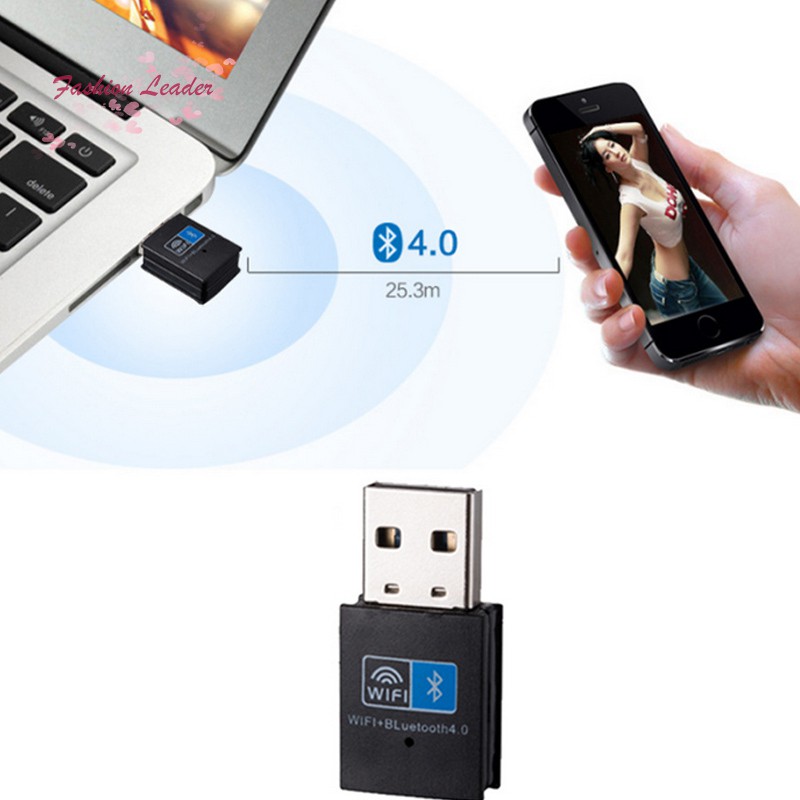 Usb Chuyển Đổi Không Dây Kết Nối Wifi Bluetooth 4.0 2 Trong 1 150mbp Cho Máy Tính | BigBuy360 - bigbuy360.vn