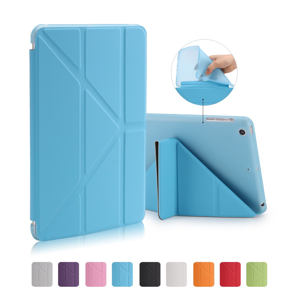 Ốp Bao Da PU + TPU Mềm Siêu Mỏng Cho ipad Mini 2 / Mini 3 / Mini 1 4 ipad 2