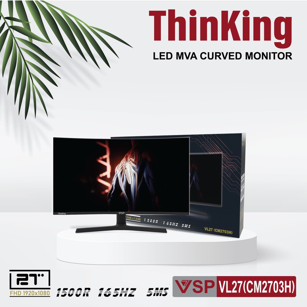 Màn hình LCD 27" VSP VL27 CM2703H Đen New 100% FullBox | BigBuy360 - bigbuy360.vn