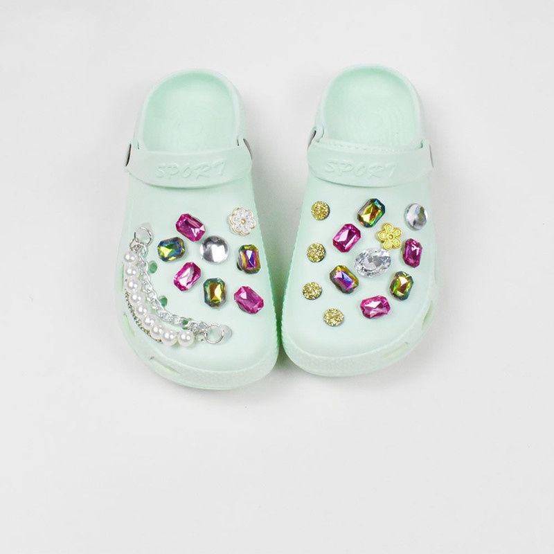 Bộ Phụ Kiện Khóa Dây Giày Crocs Jibbitz DIY Nhiều Màu Sắc Dành Cho Bạn Nữ