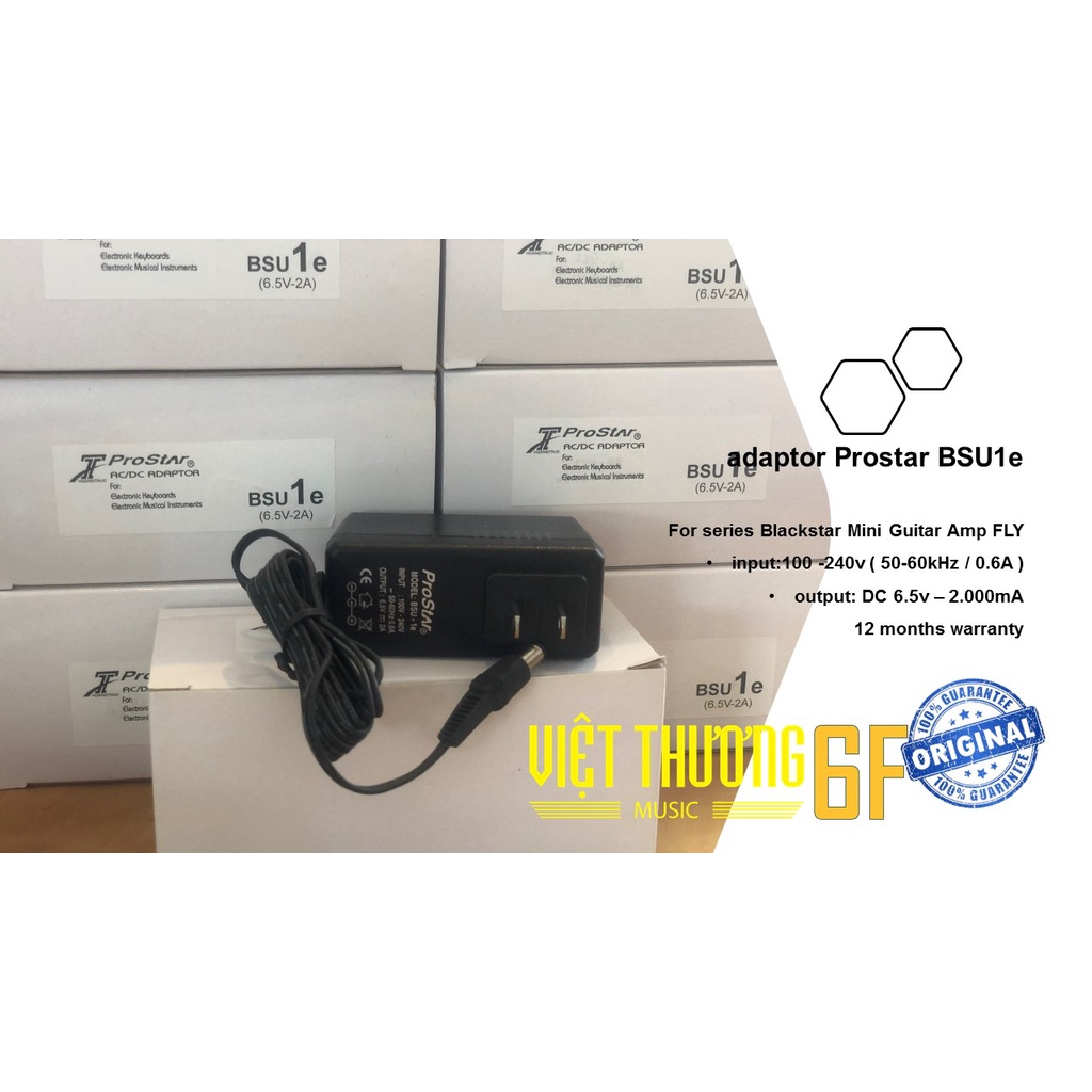 Biến điện DC 6.5v dành cho dòng loa guitar mini Blackstar FLY 3