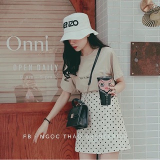 Set váy chấm bi