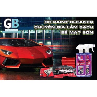 Dung dịch vệ sinh sơn trước khi phủ Ceramic cho xe hơi GB Paint Cleaner 473ml chamsocxestore