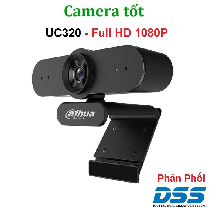 Webcam Dahua UC320 Full HD 1080p có mic - học online BH 24 tháng DSS Phân Phối