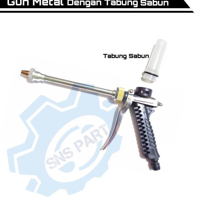 (Mqguz Sản Phẩm) Súng Phun Bọt Xốp/ Súng Phun Nước/Xịt Kim Loại/ Súng Hơi Cho Xe Máy