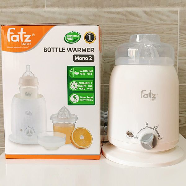 Máy hâm sữa Fatz 4 chức năng, Hâm nóng, giữ nóng, tiệt trùng bình sữa, vắt cam,Fatz baby Hàn Quốc