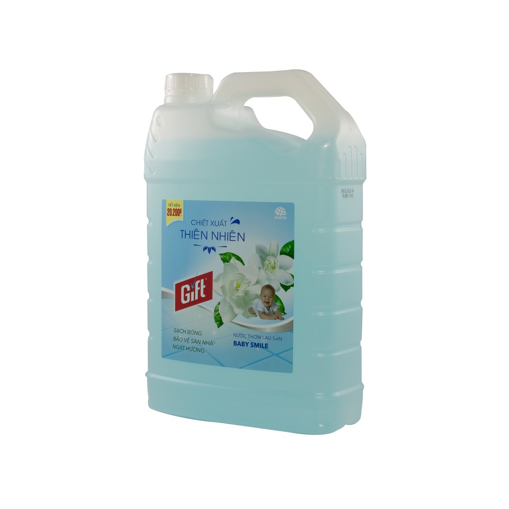 Nước Lau Sàn Gift Hương Thơm Lâu Baby Smile 3.8kg | Shopee Việt Nam