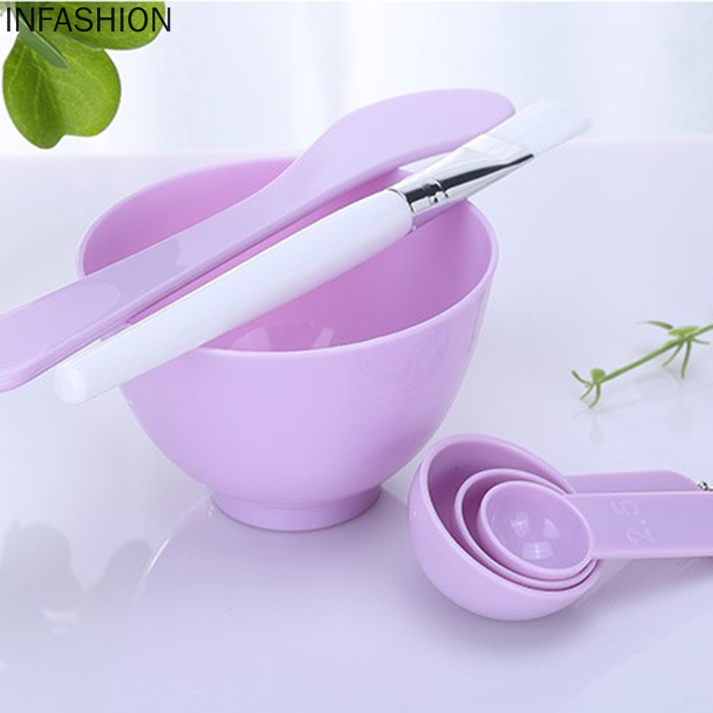 [Hàng mới về] Set 6 dụng cụ trộn đắp mặt nạ diy bằng nhựa tiện dụng