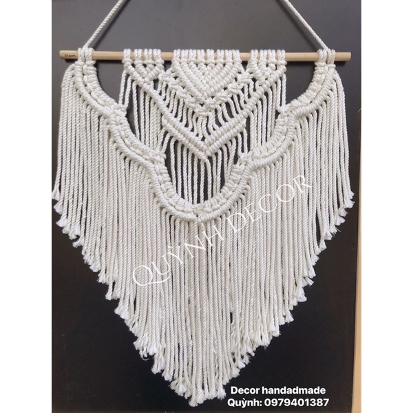 Decor tường ( mành macrame 50cm )