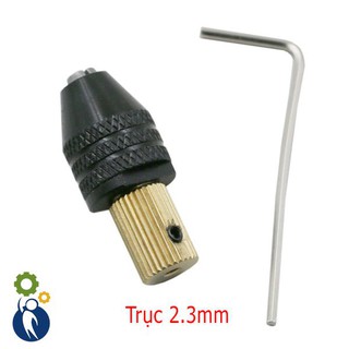 Đầu Kẹp Mũi Khoan Đa Năng Lỗ Trục 2.3mm, đầu gắn được nhiều kích thước nhỏ gọn, tiện dụng