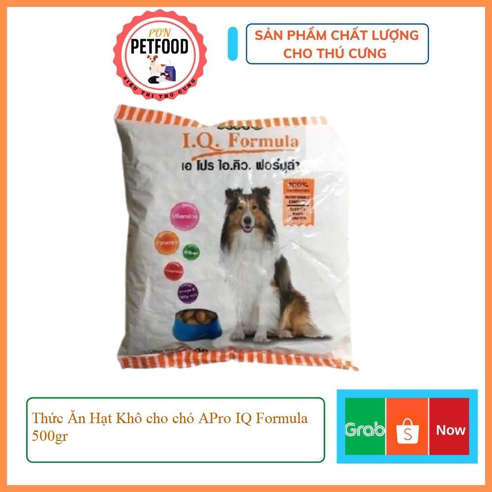 Thức Ăn Hạt Khô cho chó APro IQ Formula 500gr
