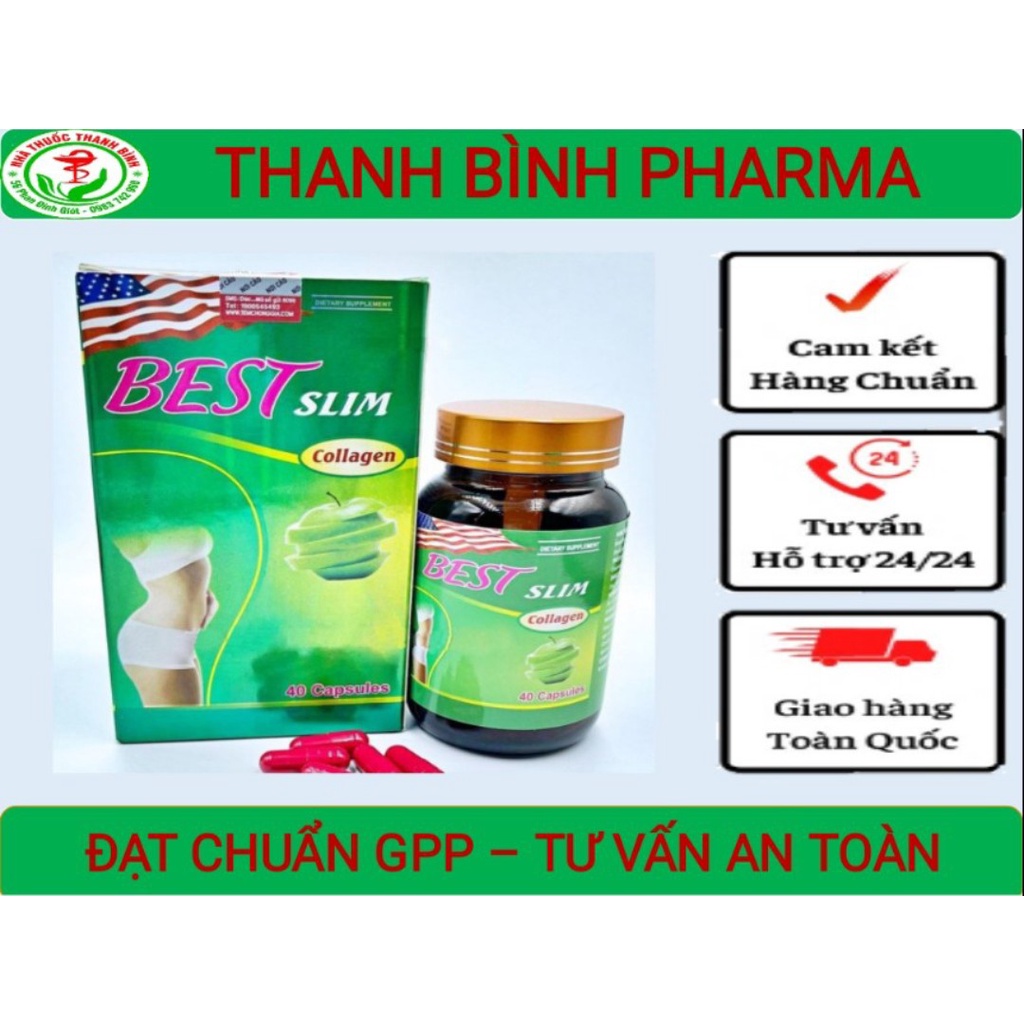 BEST SLIM COLLAGEN - NHẬP KHẨU CHÍNH HÃNG TỪ MỸ - GIẢM CÂN AN TOÀN - HIỆU QUẢ - KHÔNG GÂY MỆT MỎI-tpcn