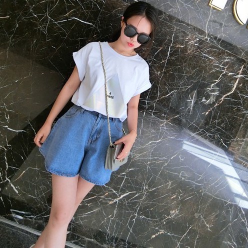 Summer fashion denim shorts casual wild | BigBuy360 - bigbuy360.vn