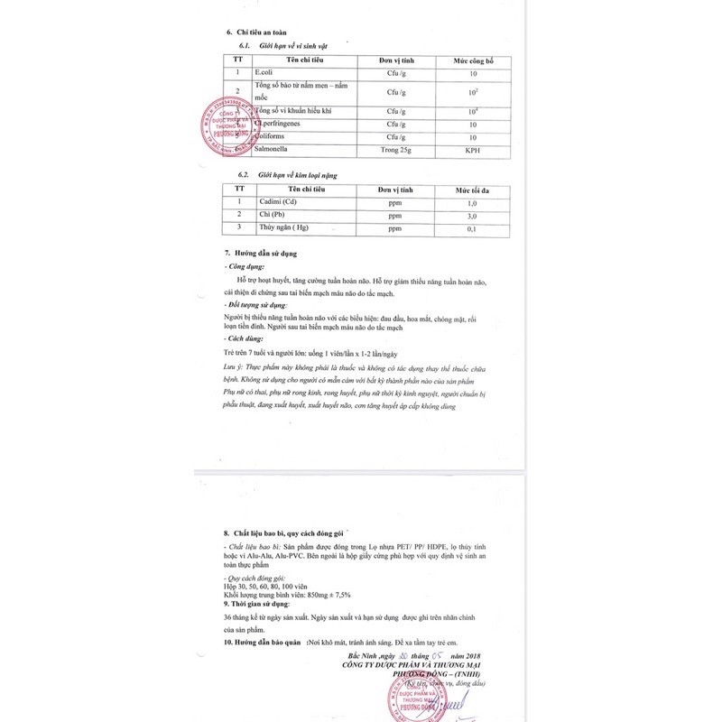 Viên bổ não VINA BRAIN new - Hỗ trợ hoạt huyết,tăng cường tuần hoàn não