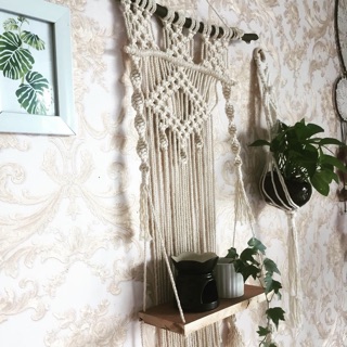 Kệ trang trí Macrame
