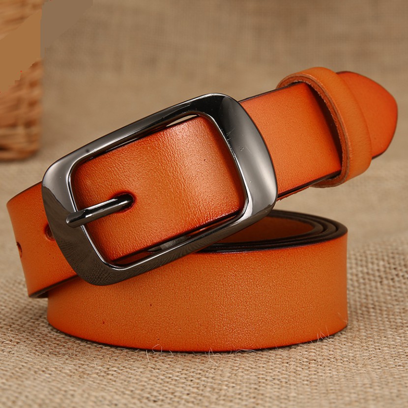 Thắt lưng da bò phong cách thời trang cổ điển cho phái nữ