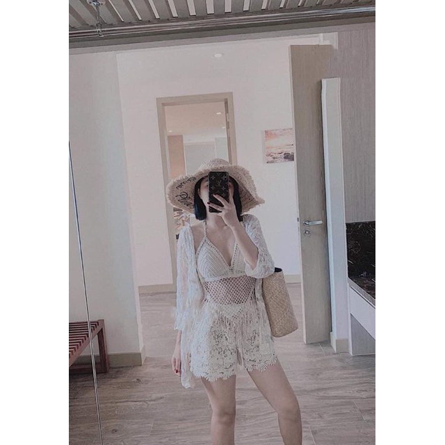 Set bikini len tua rua che bụng