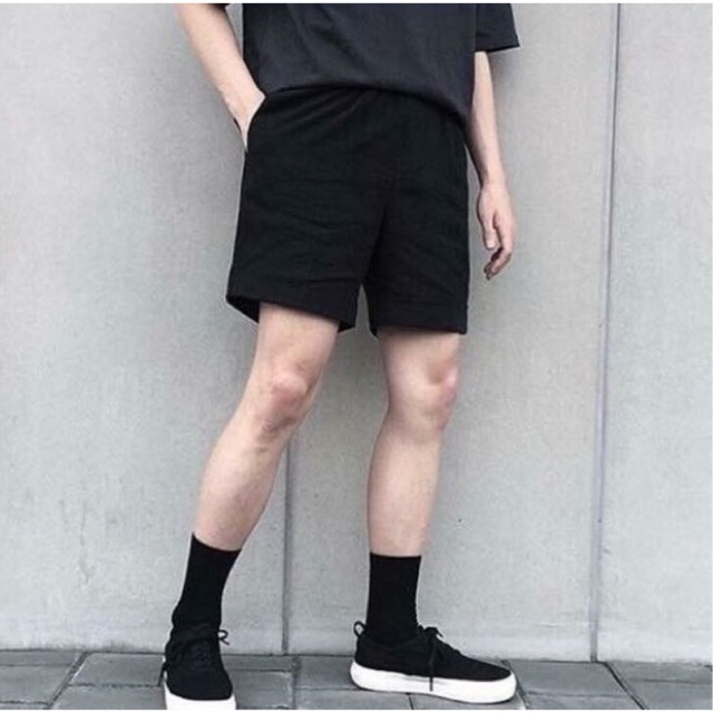 Quần Short Kaki ĐEN/TRẮNG/BE ❤️FREESHIP❤️ Nam nữ unisex/ Short kaki lưng thun ❤️