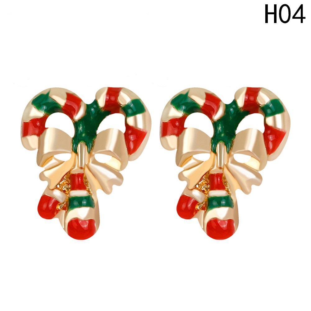Hoa tai thiết kế phong cách Giáng sinh dễ thương