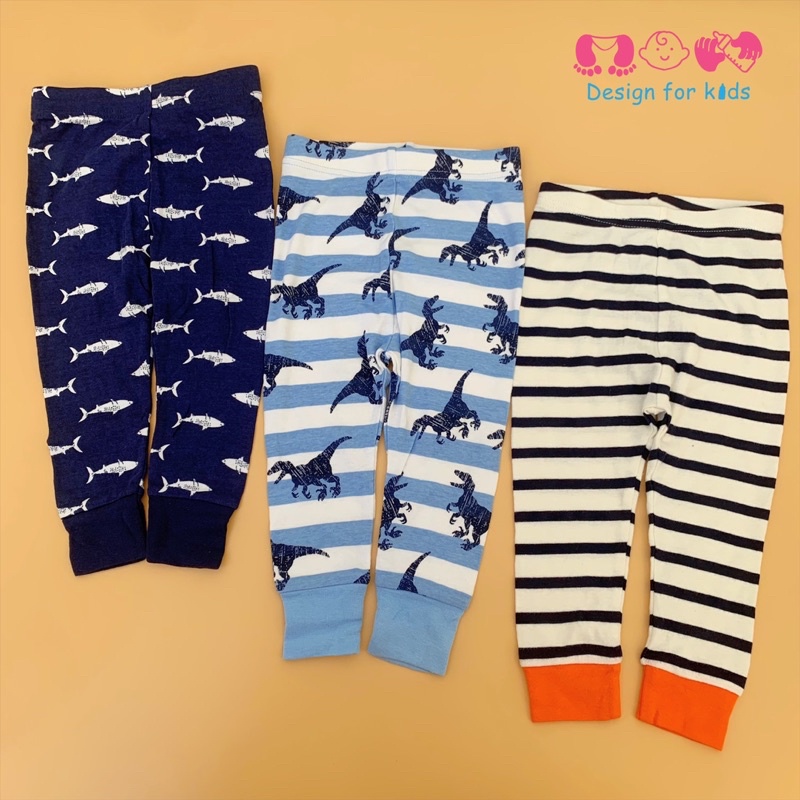 (Size 9-12m) Quần dài quần legging xuất dư các hãng cho bé trai và bé gái