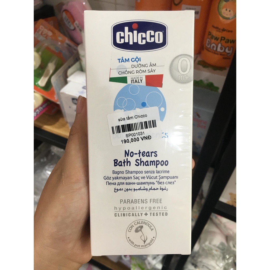 sữa tắm chicco