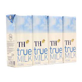 Thùng 48 Hộp Sữa tươi tiệt trùng TH true MILK ÍT ĐƯỜNG 180ml