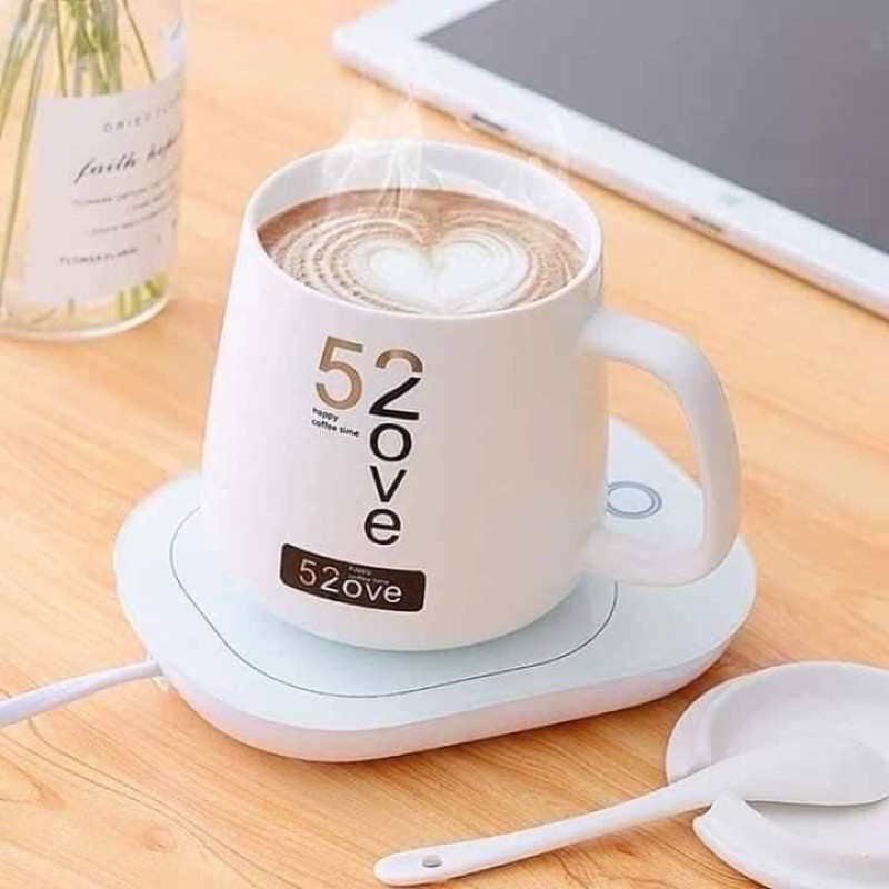 Bộ đế hâm nóng + tặng kèm cốc và thìa