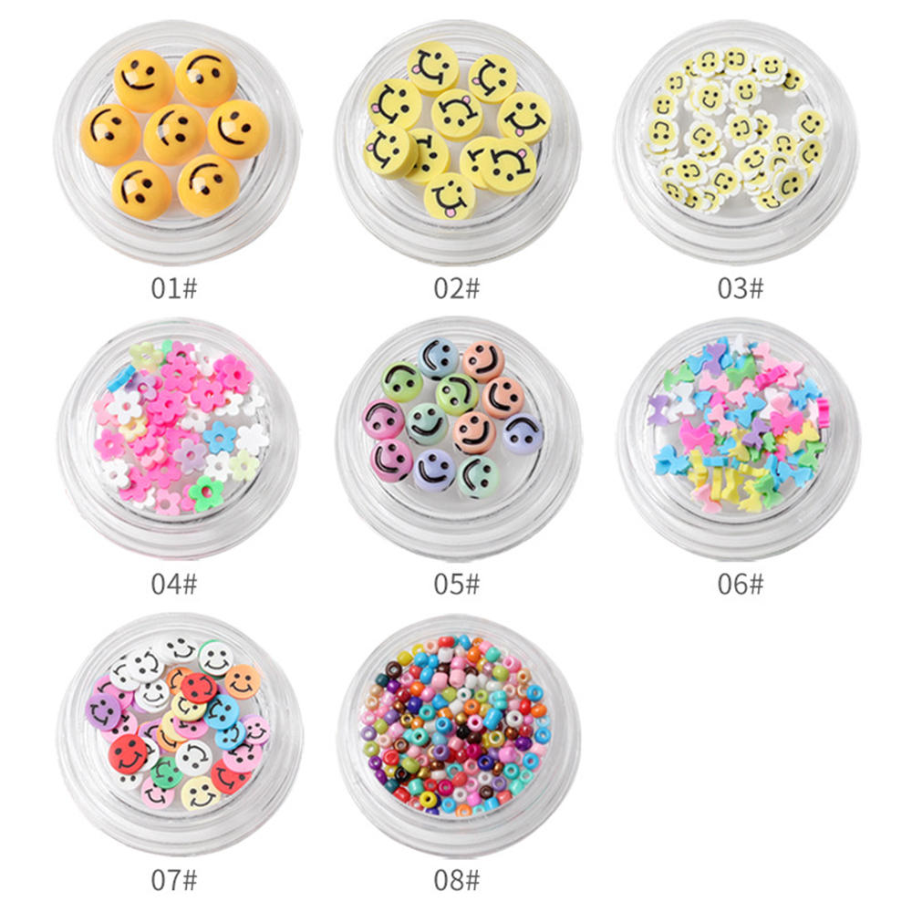 [Hàng mới về] Hộp phụ kiện trang trí móng tay nghệ thuật DIY 3D đáng yêu