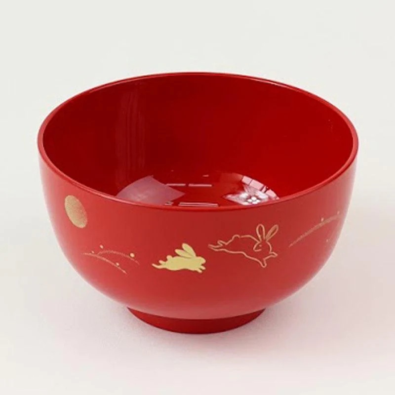 Daiso Chén Thỏ Đỏ Rabbit Bowl Red
