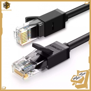 Dây mạng Cat6 UTP Ugreen đúc sẵn màu đen tốc độ Gigabit cao cấp - Hapuhouse