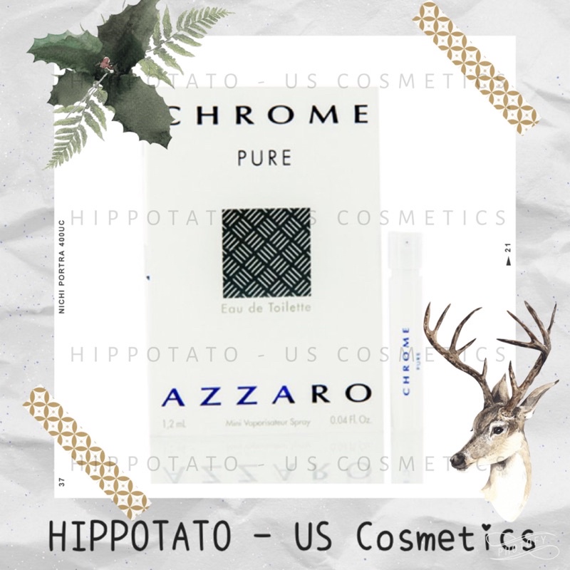 🌊 Azzaro Chrome Pure EDT - Vial Sample Mẫu thử nước hoa