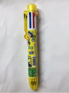 Bút bi 8 màu hình minion