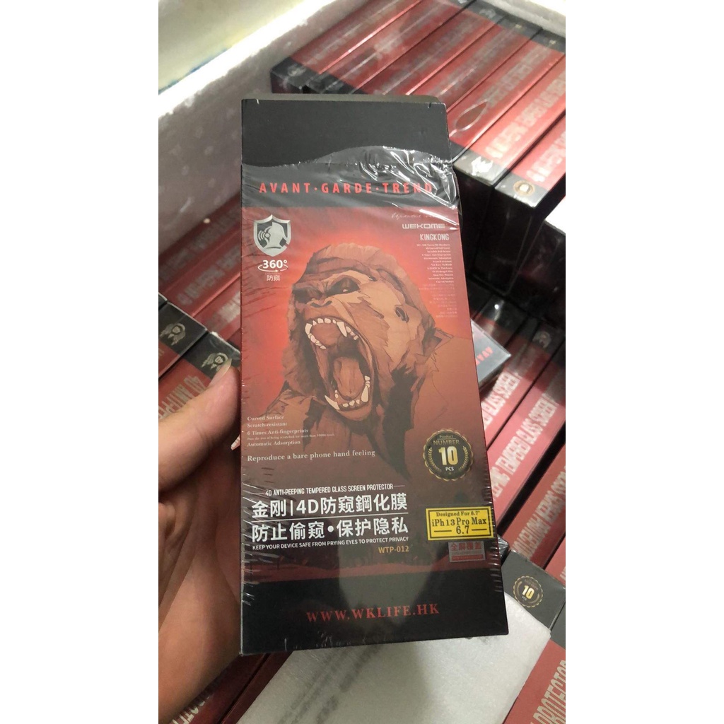Cường lực chống nhìn trộm kinhkong đủ mã từ 7plus-13promax