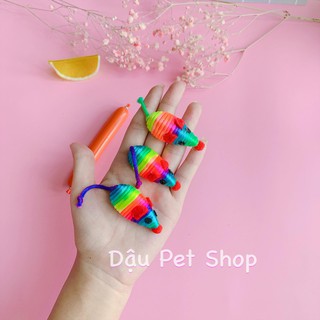 Chuột đồ chơi đủ màu cho chó mèo