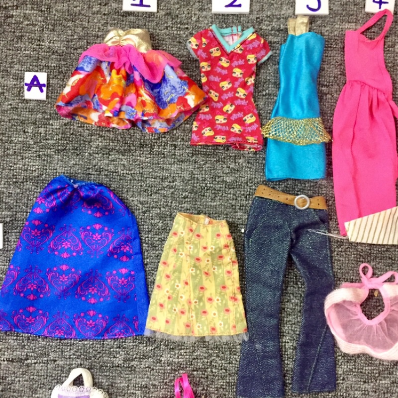 QAA3- ĐẦM VÁY CHO BÚP BÊ BARBIE