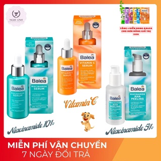 Serum balea niacinamide, aha peeling, vitamin c 30ml, nội địa đức