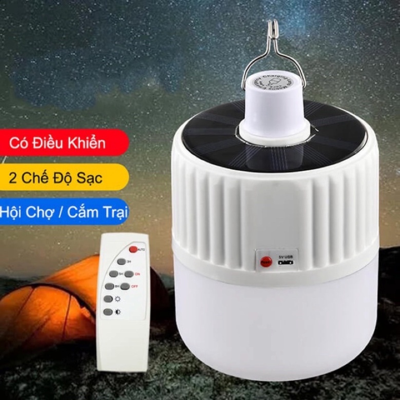 Bóng đèn LED tích điện, Có remote điều khiển 4 chế độ 100W+120W+150W | BigBuy360 - bigbuy360.vn