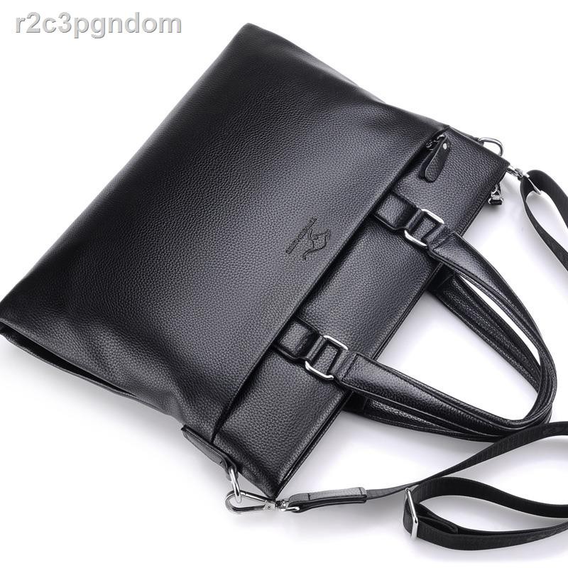 Túi nam Kangaroo mới xách công sở đeo vai thông thường da máy tính | BigBuy360 - bigbuy360.vn