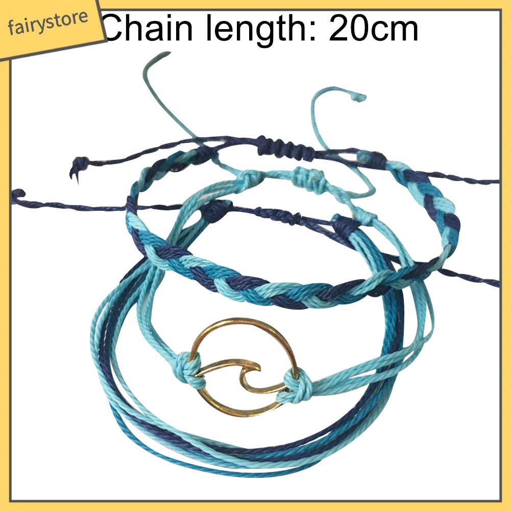 Set 3 vòng tay sóng biển mùa hè